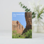 Zion-Nationalpark Postkarte (Stehend Vorderseite)