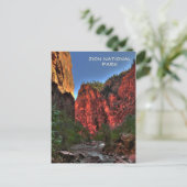 Zion-Nationalpark Postkarte (Stehend Vorderseite)
