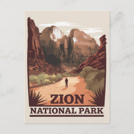 Zion-Nationalpark Postkarte