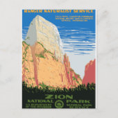 Zion-Nationalpark Postkarte (Vorderseite)
