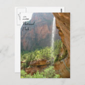 Zion-Nationalpark Postkarte (Vorne/Hinten)