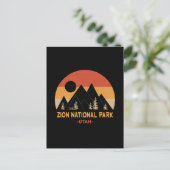 Zion-Nationalpark Postkarte (Stehend Vorderseite)