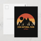 Zion-Nationalpark Postkarte (Vorne/Hinten)