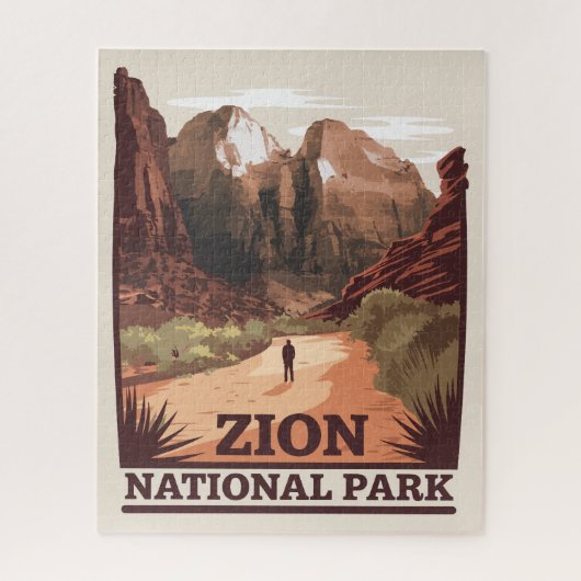 Zion-Nationalpark Puzzle (Vertikal)