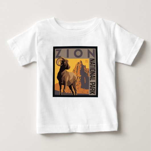 Zion-Nationalpark | Ram Baby T-shirt (Vorderseite)