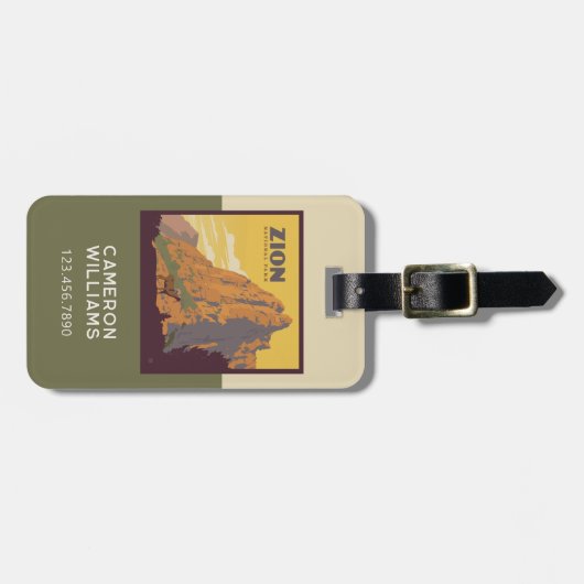 Zion-Nationalpark | Ram Gepäckanhänger (Vorderseite horizontal)