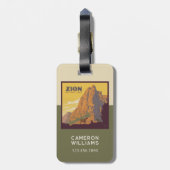 Zion-Nationalpark | Ram Gepäckanhänger (Rückseite vertikal)