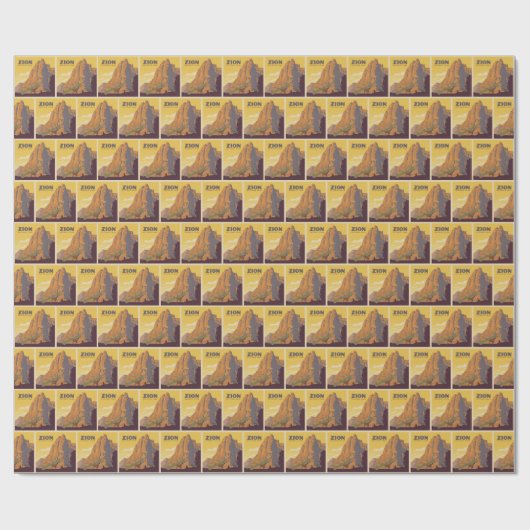 Zion-Nationalpark | Ram Geschenkpapier (Flach)