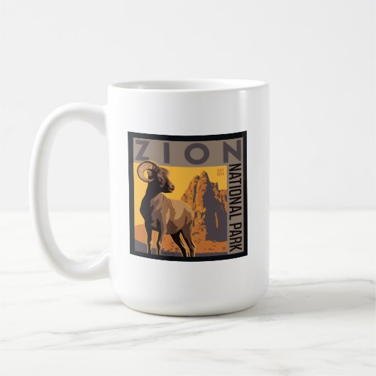 Zion-Nationalpark | Ram Kaffeetasse (Links)