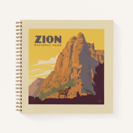 Zion-Nationalpark | Ram Notizblock (Vorderseite)