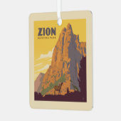 Zion-Nationalpark | Ram Ornament Aus Metall (Vorderseite links)