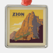 Zion-Nationalpark | Ram Ornament Aus Metall (Vorne)
