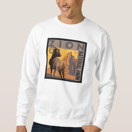 Zion-Nationalpark | Ram Sweatshirt (Vorderseite)