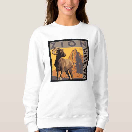 Zion-Nationalpark | Ram Sweatshirt (Vorderseite)
