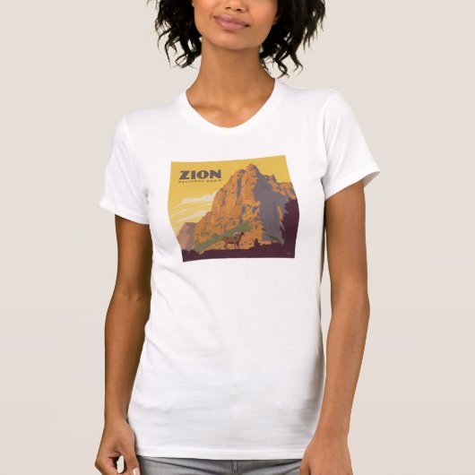 Zion-Nationalpark | Ram T-Shirt (Vorderseite)