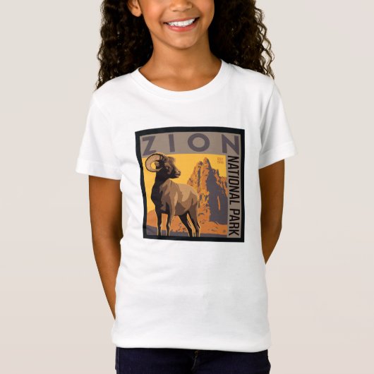Zion-Nationalpark | Ram T-Shirt (Vorderseite)
