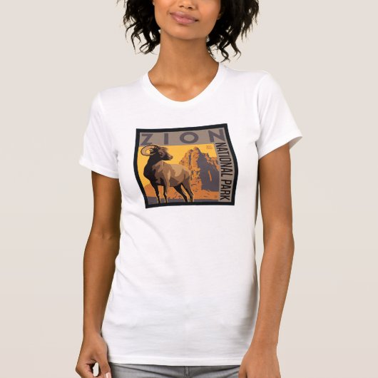 Zion-Nationalpark | Ram T-Shirt (Vorderseite)