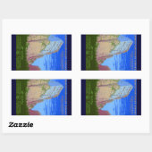 Zion-Nationalpark Rechteckiger Aufkleber (Blatt)