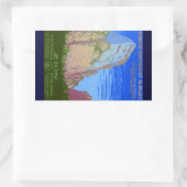 Zion-Nationalpark Rechteckiger Aufkleber (Tasche)