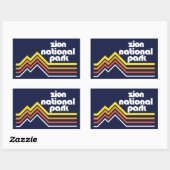 Zion-Nationalpark Rechteckiger Aufkleber (Blatt)