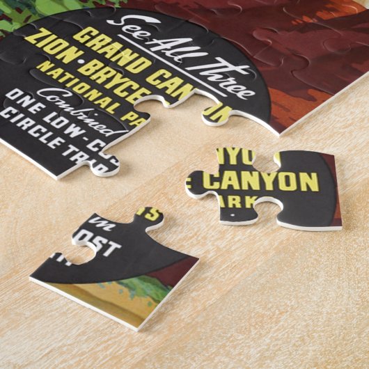 Zion Nationalpark, Reise Utahs Amerika Puzzle (Seite)