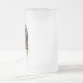 Zion Nationalpark Retro Emblem Mattglas Bierglas (Mittel)