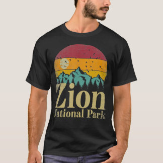 Zion Nationalpark Retro Style Wandern Vintages Cam T-Shirt