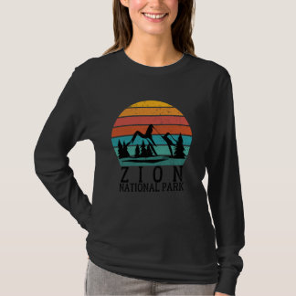 Zion Nationalpark Retro T-Shirt