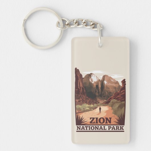 Zion-Nationalpark Schlüsselanhänger (Vorderseite)