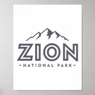 Zion Nationalpark-Shirt Utah Berg Frauen Männer K Poster