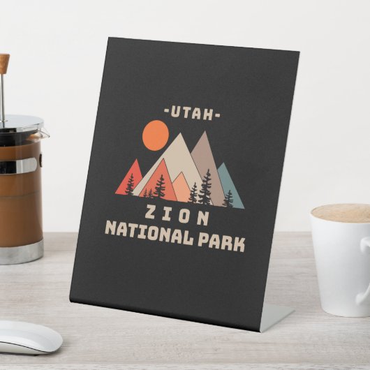 Zion-Nationalpark Sockelschild (In SItu)