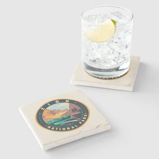 Zion-Nationalpark Steinuntersetzer (Seitenansicht)