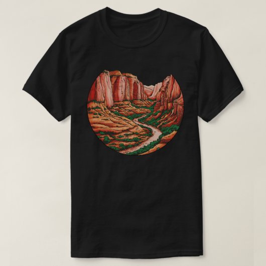 Zion-Nationalpark T-Shirt (Design vorne)