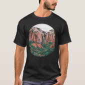 Zion-Nationalpark T-Shirt (Vorderseite)