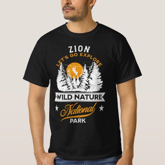 Zion-Nationalpark T-Shirt (Vorderseite)