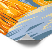 Zion Nationalpark Utah Die Pfeile Vintag Poster (Ecke)