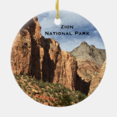 Zion Nationalpark Utah Landschaftsmuseum Keramik Ornament (Hinten)