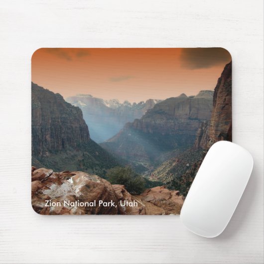 Zion Nationalpark, Utah Mousepad (Mit Mouse)