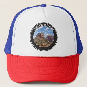 Zion Nationalpark Utah Vintag Retro Zion Canyon Truckerkappe