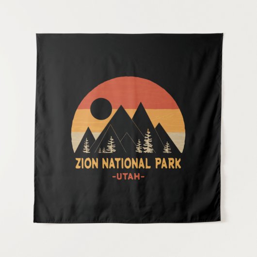 Zion-Nationalpark Wandteppich (Vorderseite)