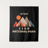Zion-Nationalpark Wandteppich (Vorderseite)