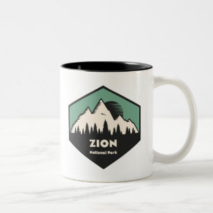 Zion-Nationalpark Zweifarbige Tasse