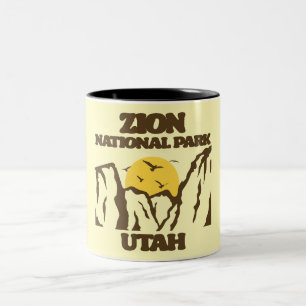 Zion-Nationalpark Zweifarbige Tasse