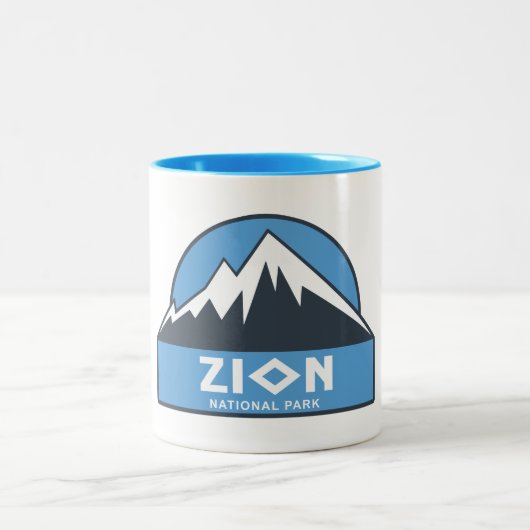Zion-Nationalpark Zweifarbige Tasse (Mittel)