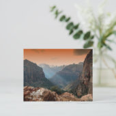 Zion Park Postkarte (Stehend Vorderseite)