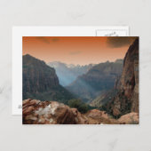 Zion Park Postkarte (Vorne/Hinten)