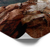 Zion Park, Utah phantastische Naturlandschaft Poster (Ecke)