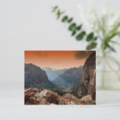 Zion Park, Utah phantastische Naturlandschaft Postkarte (Stehend Vorderseite)