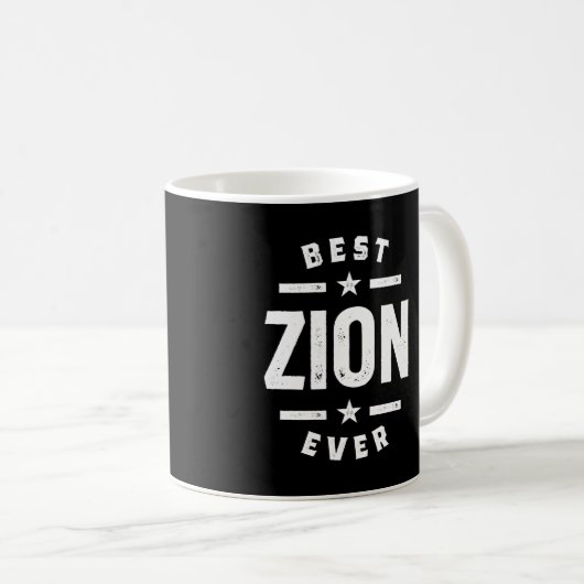 Zion Personalisiert Name Birthday Gift Kaffeetasse (VorderseiteRechts)