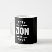 Zion Personalisiert Name Birthday Gift Kaffeetasse (Vorderseite Links)